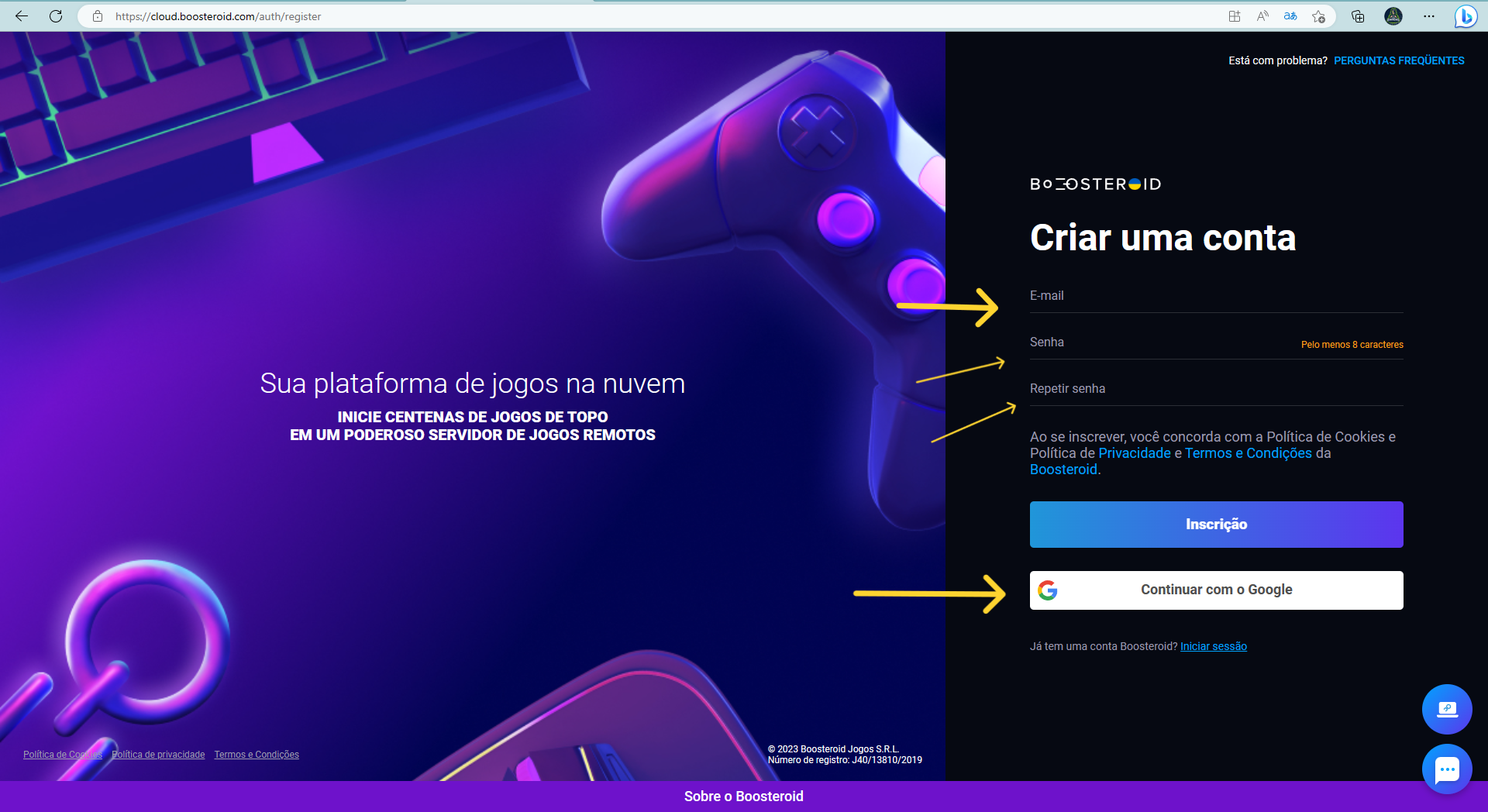 CLOUD GAMING] TESTANDO O CLOUD GAMIND BOOSTEROID - VALE A PENA