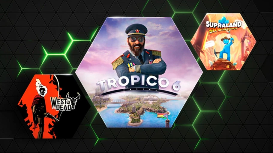 GeForce Now Amplia Seu Catálogo com 18 Novos Jogos, Incluindo Tropico 6, Dungeons 4 e Muito Mais!