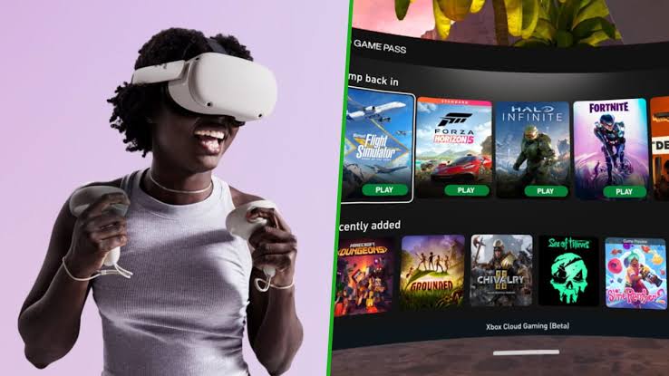 Xbox Cloud Gaming é lançado em VR com novo aplicativo Meta Quest