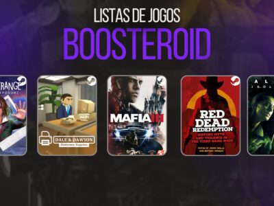 Boosteroid adicionar 5 jogos na primeira semana de novembro