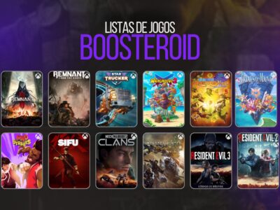 Boosteroid adicionar 12 jogos na sua segunda semana de novembro