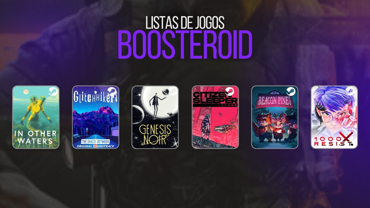 Boosteroid adicionar 6 jogos na sua segunda semana de dezembro