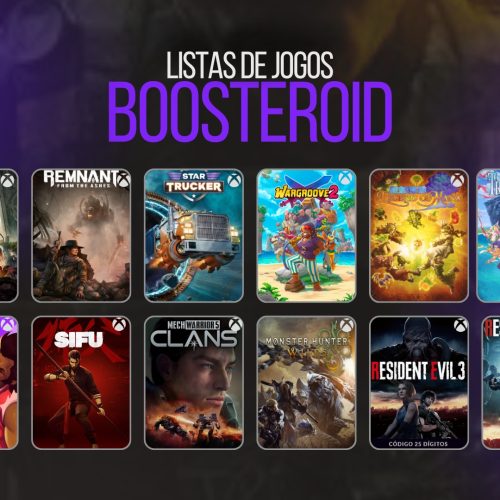 Boosteroid adicionar 12 jogos na sua segunda semana de novembro