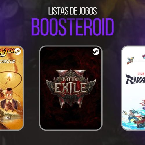 Boosteroid adicionar 3  jogos na sua primeira semana de dezembro