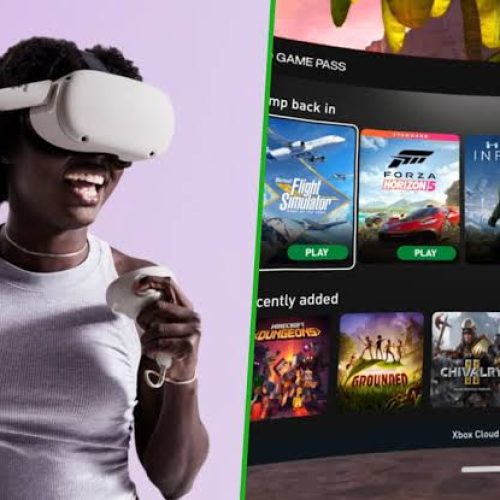 Xbox Cloud Gaming é lançado em VR com novo aplicativo Meta Quest